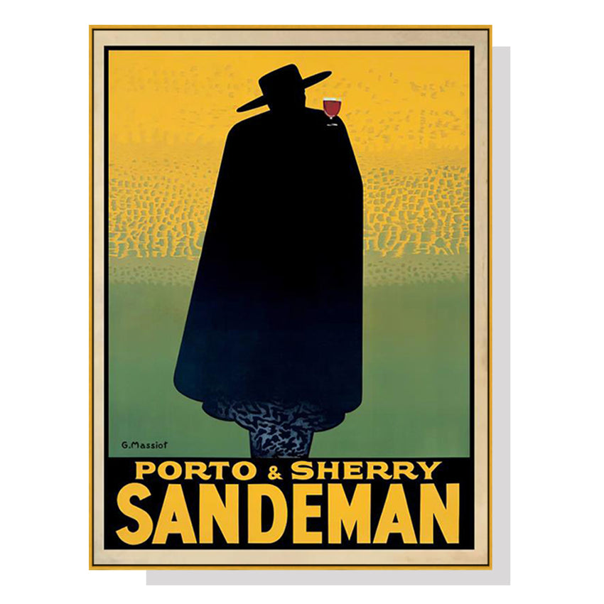 60cmx90cm Sandeman Gold Frame Canvas Wall Art Tristar Online