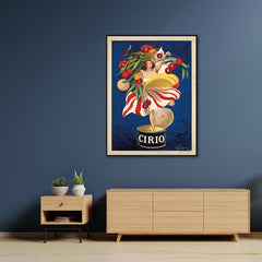 50cmx70cm Cirio By Leonetto Cappiello Black Frame Canvas Wall Art Tristar Online