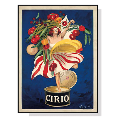 80cmx120cm Cirio By Leonetto Cappiello Black Frame Canvas Wall Art Tristar Online