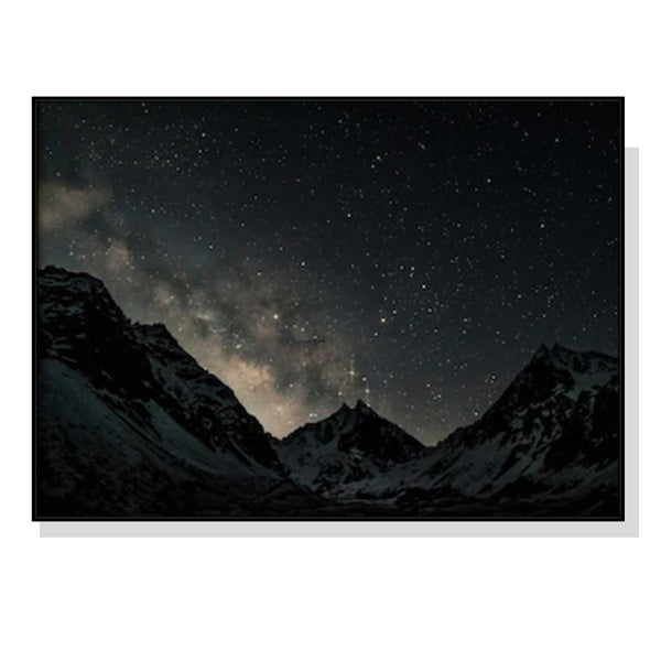 50cmx70cm Night Court Black Frame Canvas Wall Art Tristar Online