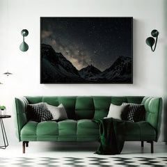 50cmx70cm Night Court Black Frame Canvas Wall Art Tristar Online