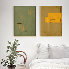 70cmx100cm United Study 2 Sets Gold Frame Canvas Wall Art Tristar Online