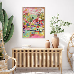 60cmx90cm Summer Smile A Wood Frame Canvas Wall Art Tristar Online