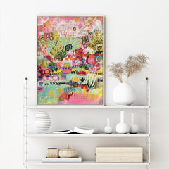 60cmx90cm Summer Smile A Wood Frame Canvas Wall Art Tristar Online