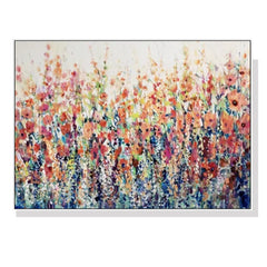 Wall Art 40cmx60cm Flourish Of Spring White Frame Canvas Tristar Online