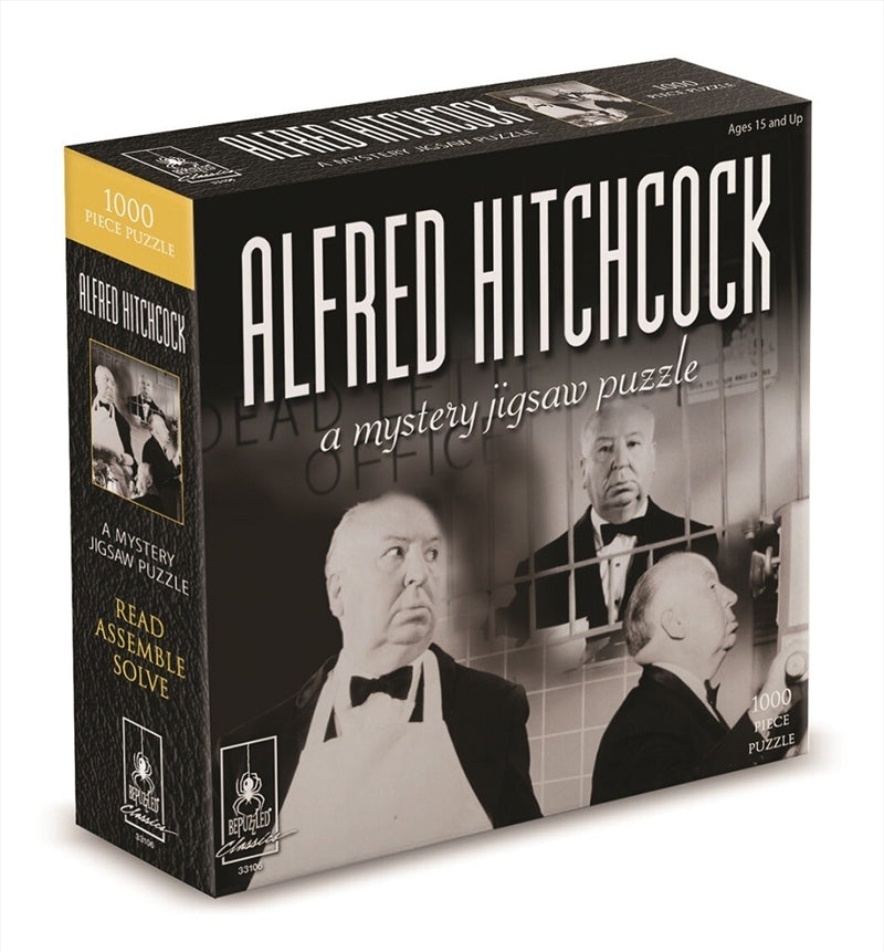 Alfred Hitchcock With Book - 1000 Piece Puzzle Tristar Online