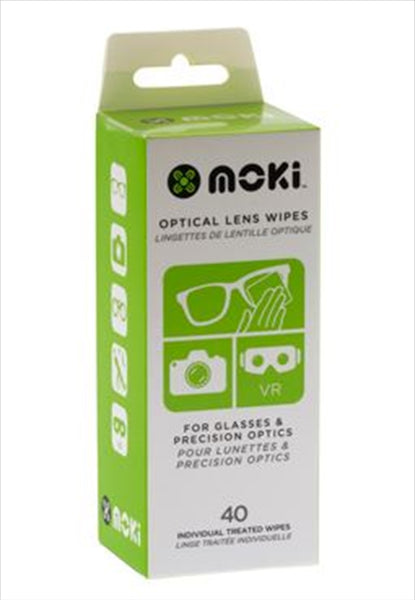 Moki Optical Lens Wipes - 40 Pack Tristar Online
