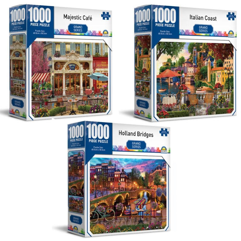 Grand Series - Crown 1000 Piece Puzzle (SELECTED AT RANDOM) Tristar Online