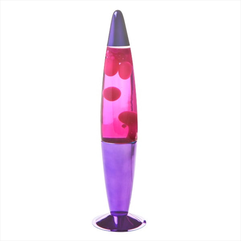 Purple/Pink Metallic Peace Lava Lamp Tristar Online