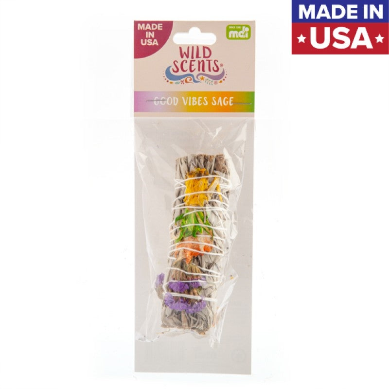 Wild Scents Good Vibes Sage & Herbs Smudge Stick Tristar Online