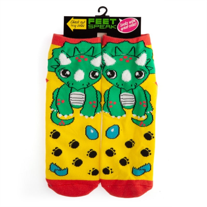 Triceratops Feet Speak Socks Tristar Online