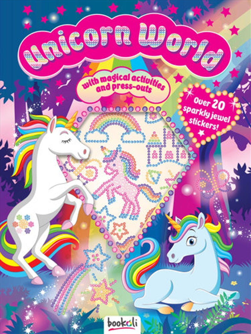 Puffy Sticker Jewel Unicorn World Tristar Online