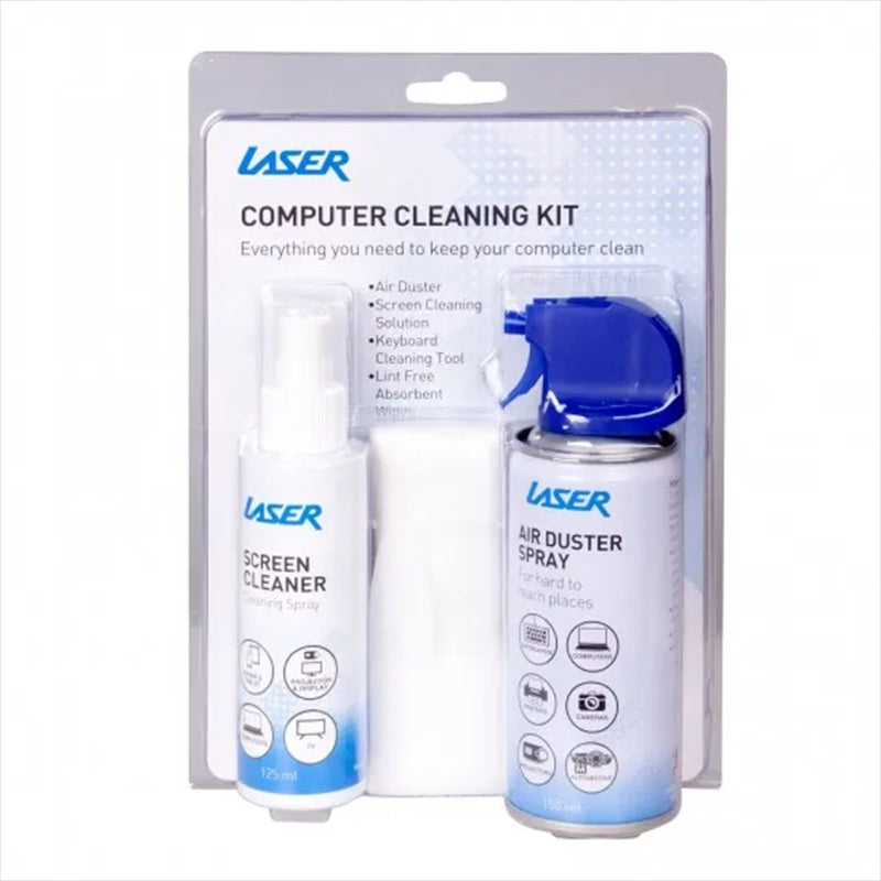 Laser 125ML Spray & 150ML Air Duster Clean Range Kit Tristar Online