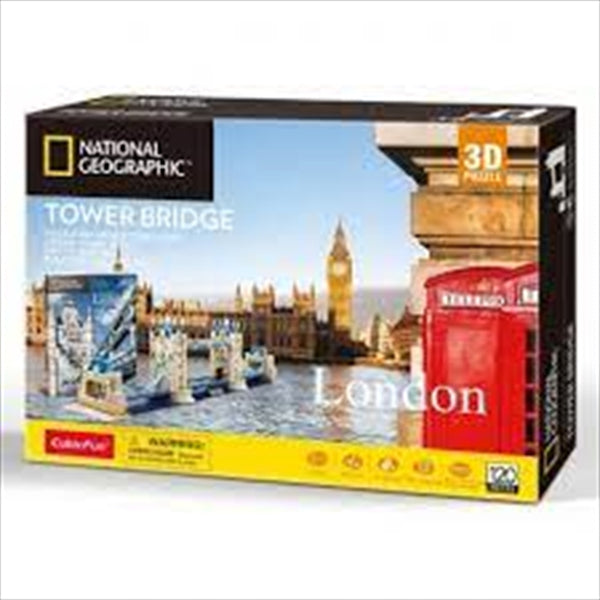 National Geographic London Tower Bridge 3D Puzzle 120 Piece Tristar Online