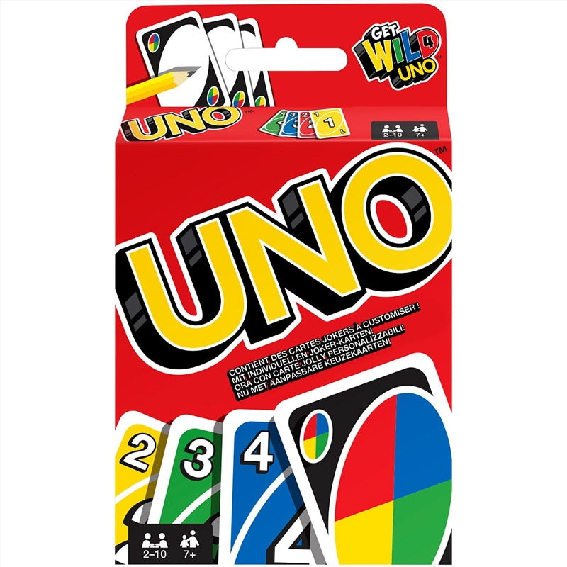 UNO Original Card Game - Get Wild 4 UNO Tristar Online