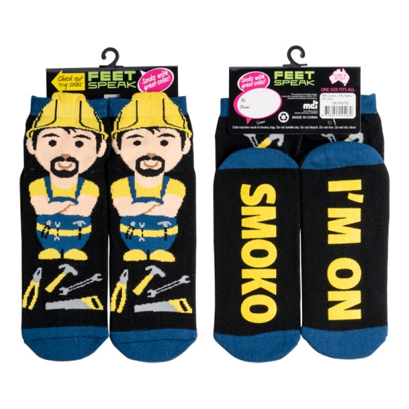 Tradie Feet Speak Socks Tristar Online