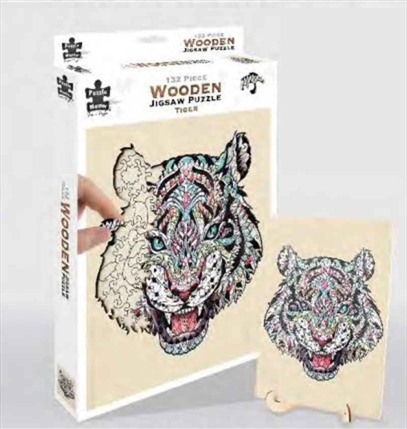 Tiger 132 Piece Wooden Puzzle Tristar Online