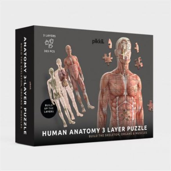 Human Anatomy 3 Layer Puzzle Tristar Online