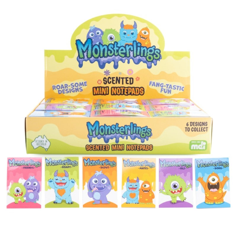 Monsterlings Mini Notebook (CHOSEN AT RANDOM) Tristar Online