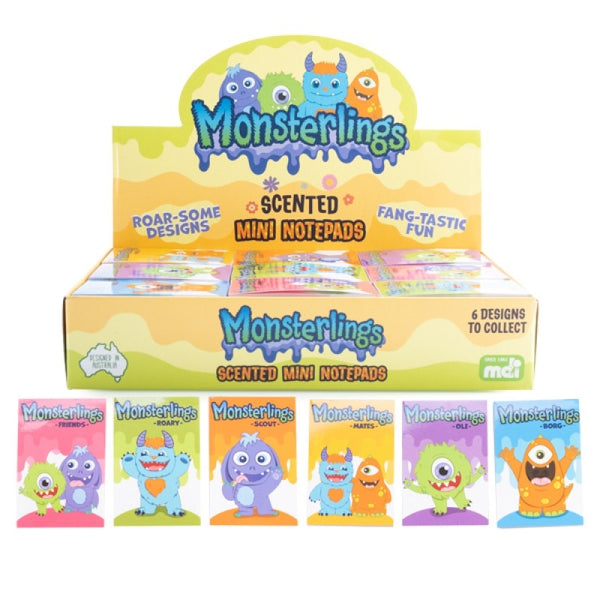 Monsterlings Mini Notebook (CHOSEN AT RANDOM) Tristar Online