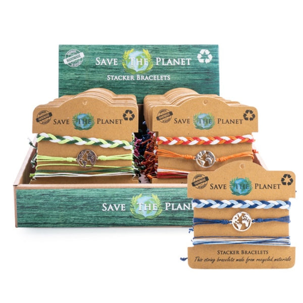Save the Planet Stacker Bracelet Set (SENT AT RANDOM) Tristar Online