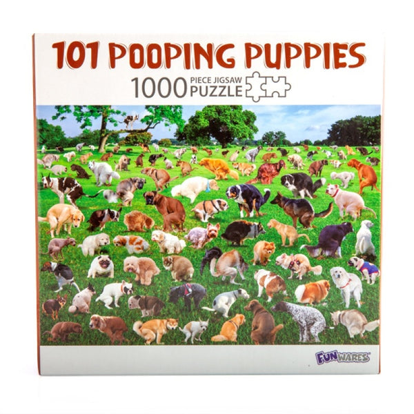 101 Pooping Puppies 1000 pc Jigsaw Puzzle Tristar Online