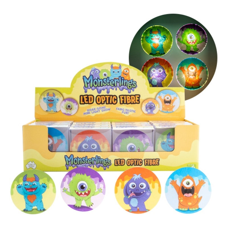 Monsterlings Led Optic Fibre (SENT AT RANDOM) Tristar Online