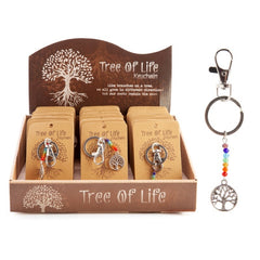 Tree Of Life Rainbow Bead Keychain Tristar Online