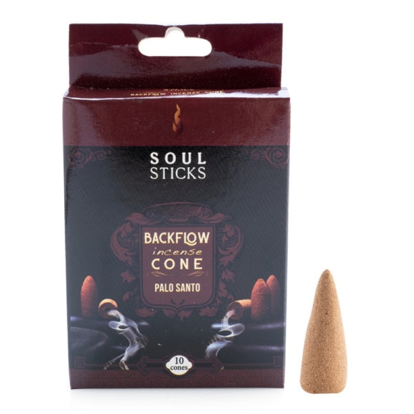 Soul Sticks Palo Santo Backflow Incense Cone - Set of 10 Tristar Online