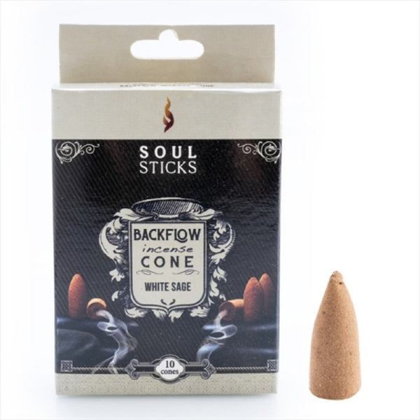 Soul Sticks White Sage Incense Cone 10pk Tristar Online