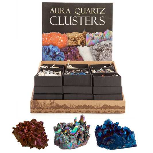 Aura Quartz Cluster (SENT AT RANDOM) Tristar Online