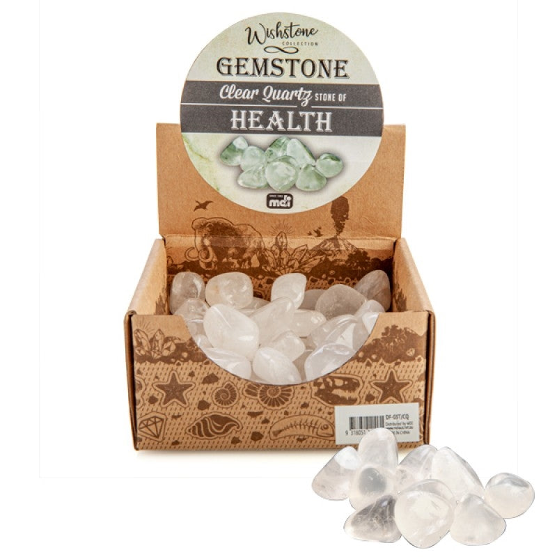 Gemstone Tumbled Clear Quartz (SENT AT RANDOM) Tristar Online