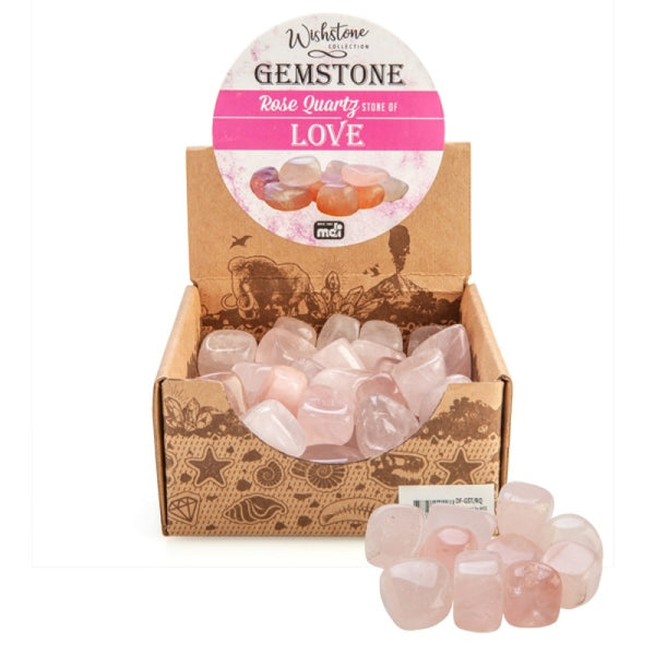 Gemstone Tumbled Rose Quartz Tristar Online