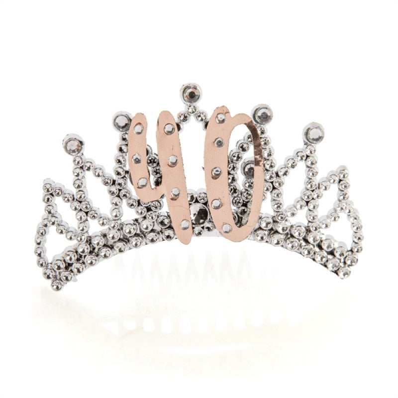 40th Rose Gold and Silver Tiara Tristar Online