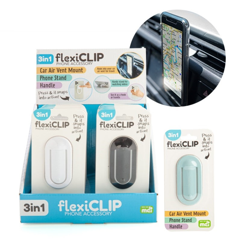 Flexiclip 3-in-1 Phone Accessory  (SENT AT RANDOM) Tristar Online