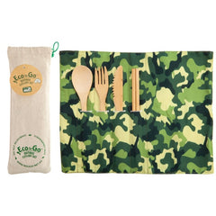 Camo Eco-to-Go Bamboo Cutlery Set Tristar Online