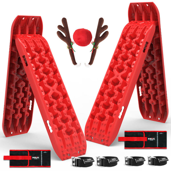 X-BULL Recovery tracks Boards 2 Pairs Sand Mud Snow 4WD Gen3.0 With Reindeer Car Antlers Tristar Online