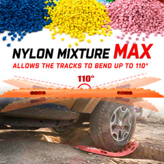 X-BULL Recovery Tracks Boards Sand Truck Mud 4WD 4x4 Gen3.0 Orange/ Tyre Tire Deflator Tristar Online