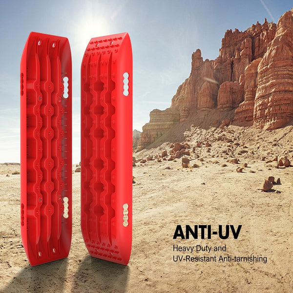 X-BULL 10 Pairs Recovery tracks Boards 10T / Sand tracks/ Mud tracks Gen 2.0 Red Tristar Online