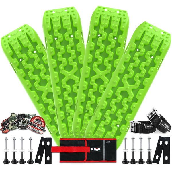X-BULL Recovery tracks Boards 10T 2 Pairs Sand Mud Snow With Mounting Bolts pins Green Tristar Online