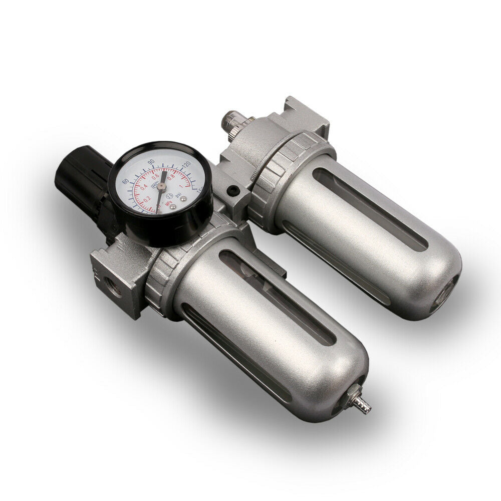 X-BULL Air Compressor Moisture Filter Water Trap Filter Regulator Mount Fitting Tristar Online