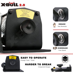 X-BULL Electric Winch 3000LBS Steel Wire Cable 12V Boat ATV 4WD Winch Trailer 10 Units Tristar Online