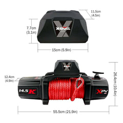 X-BULL Electric Winch 12V Synthetic Rope Wireless 14500LB Remote 4X4 4WD Boat Tristar Online