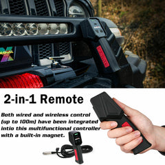 X-BULL Electric Winch 12V Synthetic Rope Wireless 14500LB Remote 4X4 4WD Boat Tristar Online
