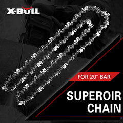 X-BULL 20'' Chainsaw Bar and Chain 0 .325 Pitch Gauge 76 Link Universal Tristar Online