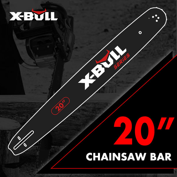 X-BULL 20'' Chainsaw Bar and Chain 0 .325 Pitch Gauge 76 Link Universal Tristar Online
