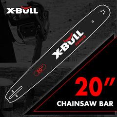 X-BULL 20'' Chainsaw Bar and Chain 0 .325 Pitch Gauge 76 Link Universal Tristar Online