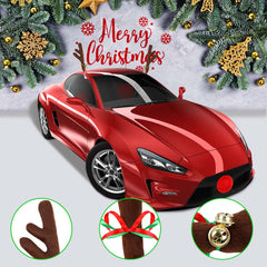 Reindeer Car Antlers and Nose Decoration Set Xmas Jingle Bells for Christmas Tristar Online