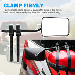 X-BULL Towing Mirrors Universal Multi Fit Clamp On 4X4 Caravan Trailer A Pair Tristar Online