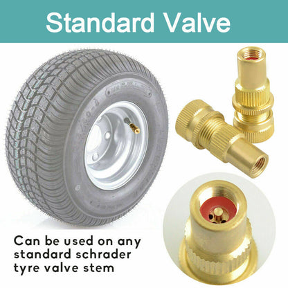 X-BULL Tyre Deflators Brass Air Deflator 0-60 PSI Tire Valve Core Tool Automatic Tristar Online